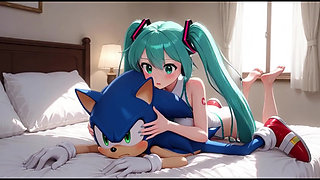 Fantastic animation in shared interior scene