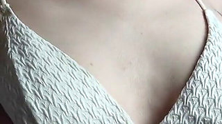 I Take off My Clothes and Play with My Small Tits