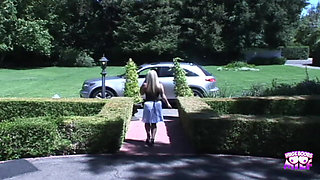 This Bald Chubby Guy Was Boring so She Went to Fuck the Guy with Hair