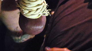 Goode Girl Has Rope Play and Ballbusting Fun