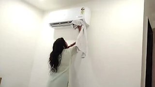Indian Maid Fucked Hard by Servant - Big Natural Tits Rough Sex