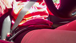 I pulled over and rubbed my pussy in the car until I had an intense orgasm.