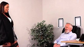 LadyVoyeurs Louise Hardy Ripped Stockings WRB