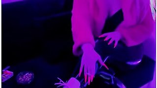 Smoking Bimbo Doll In Fur And Latex With Lina Paige
