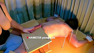 Feet Tickling + CBT + Tease Handjob + Ruined Orgasm + Post Orgasm