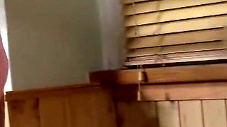 Two hot lesbians pussy fucked after working out