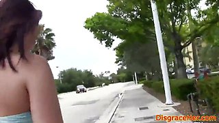 Roughfucked girlnextdoor gets humiliated