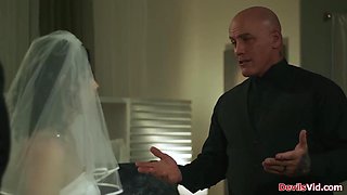 Wife getting fucked by husbands stepdad