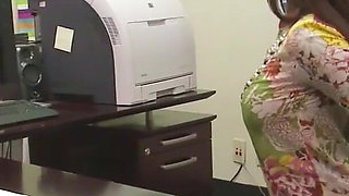 Big tits ebony teacher seduce younger guy to black white fuck