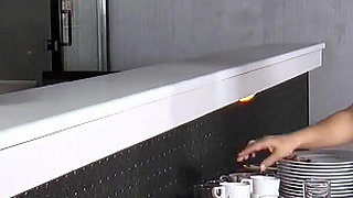 Naughty Maid Gets Pounded Hard in Sexy Uniform