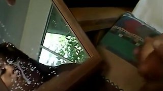 Asian Girl Is Milking Her Tits In The Mirror For You