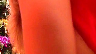 Hot French Blonde In Christmas Uniform Enjoys Hardcore Anal Sex