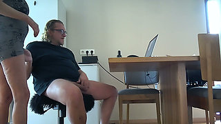 Dirtymilftina Caught Watching Porn