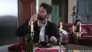 Brazzers Exxtra featuring Ariella Ferrera's big cock action