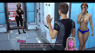 Stranded in Space - Red Haired Step Sister in the Shower