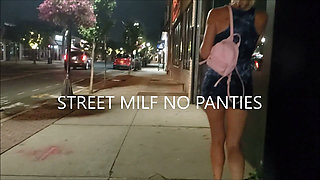 Street MILF No Panties