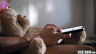 Raunchy lesbian sex with two black babes