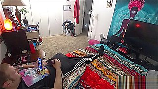 My Sister Caught Me Jerking Off In Her Room With Her Panties