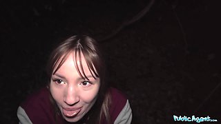 Public Agent - Hot brunette dances for me in PUBLIC before I fuck her hard