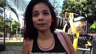 This BIG TITS LATINA taking full control