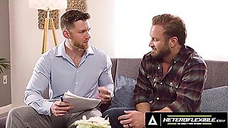 Therapist Caden Jackson Lures Conflicted Straight Bruce Jones Craving Anal