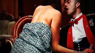 Kit Cox and Porcha Sinns Are Handmaids Sent to Seduce the Admiral