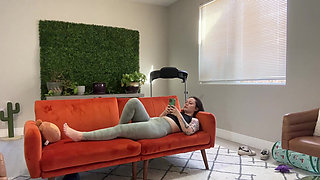 Sweaty Gym Facesitting POV