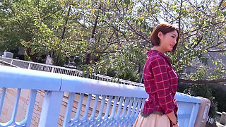 Horny Japanese Babe Sucks Cock and Gets Pounded Hard in Every Position