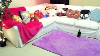 Jessy funny amateur teen brunette toying
