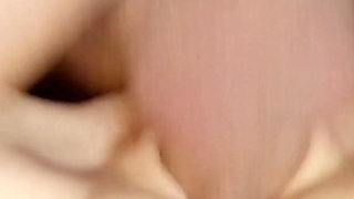 Skinny Blonde Teen Spreading Her Legs for a Creampie