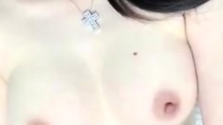 Pretty Japanese teen solo masturbation Uncensored