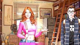 College adventure with Misskitty2k exploring the campus and its hidden treasures