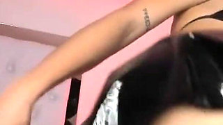 Latina Has Sex in Her Room When She's Alone for Her Fans