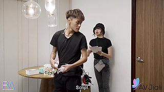 Assistant Ranako Replaces a Porn Actress at the Porn Movie Set