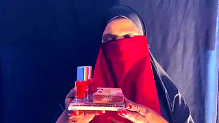 Desi Hijab Big Milk Sales Girl Leashed