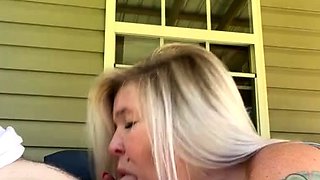Joclyn Stone MILF POVBlonde Blowjob Cumshot
