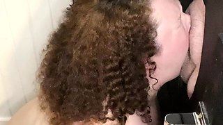 Busty glory hole blowjob slut fucking and eagerly sucking