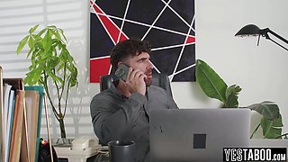 Huge cupcakes hotwife COUGAR wifey predominates husband and BEAU in a three-way