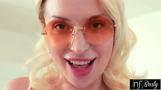 Vera Jawr "Lick my wet pussy while I bounce my big natural boobs on your cock" hard ride