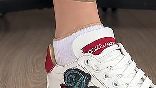 Foot Play in Shoes, Socks, Barefoot