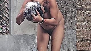 Indian Desi Village Beautiful Girl While Bathing