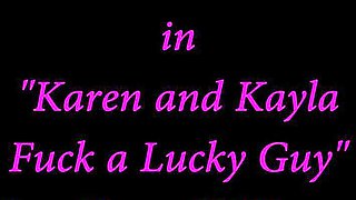 Karen Fisher Threesome With Kayla Kleevage - Big tits