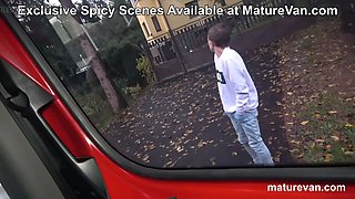That\u2019s why we LOVE Grannies! Skinny Guy with Big Cock gets Picked up in the MatureVan