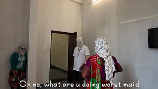 Indian Wife Swap Surprise: Funny Maid Seduces Lucky Husband