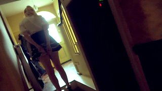 British blonde milf Jane Bond solo masturbation