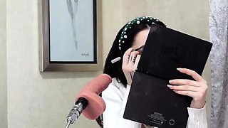 Stacked brunette goes solo toys and masturbation