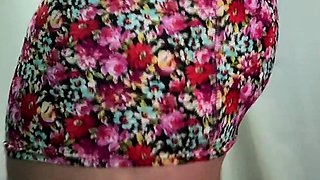 Amateur striptease and Solo masturbation