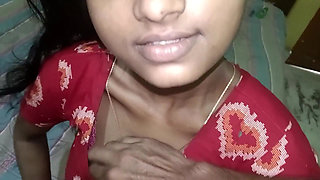 Desi Wife in Red Dress Gets Oiled Ass & Hard Doggy Fuck - Homemade