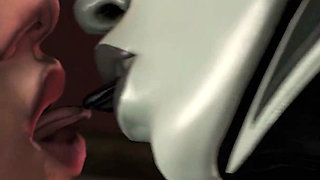 Eva Special Delivery - Futa Sex Robot Fucks Her 3D Animation