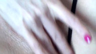 Blonde Russian Squirts Wild with Sex Toy